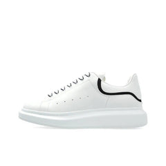 ALEXANDER MCQUEEN OVERSIZED SNEAKER 'WHITE BLACK STRIPE'