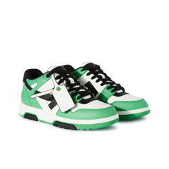 OFF-WHITE OUT OF OFFICE 'NEON GREEN BLACK WHITE'