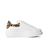 ALEXANDER MCQUEEN OVERSIZED SNEAKER 'WHITE LEOPARD SUEDE'