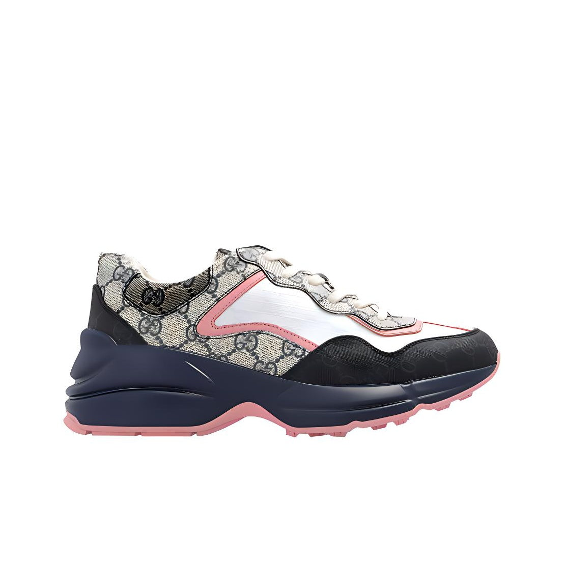 GUCCI RHYTON 'BEIGE BLUE MONOGRAM'