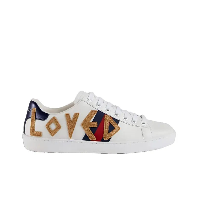 GUCCI ACE EMBROIDERED 'LOVED'