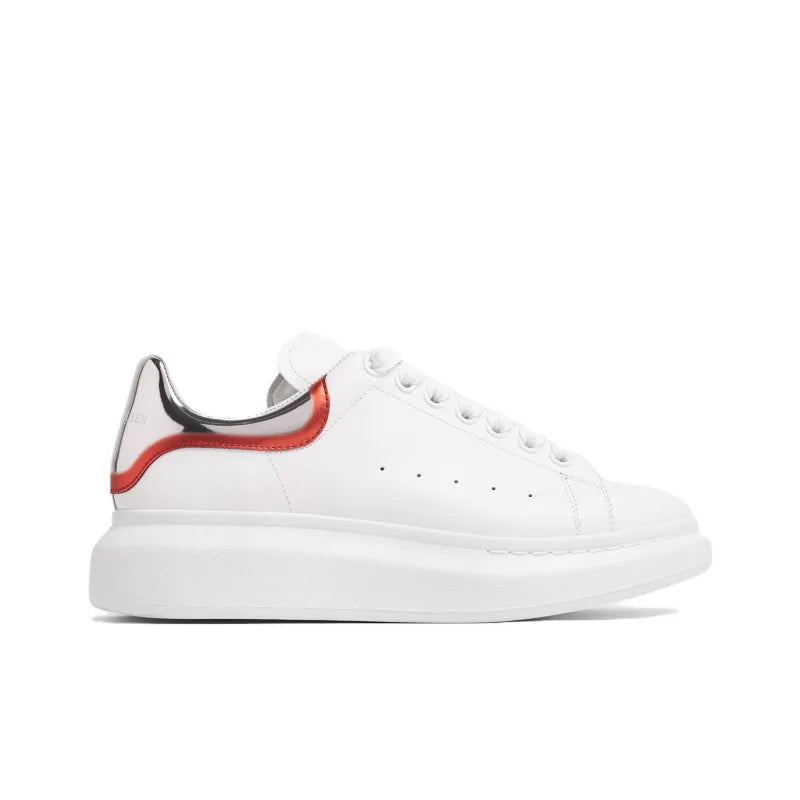 ALEXANDER MCQUEEN OVERSIZED SNEAKER 'WHITE SILVER RED METALLIC'