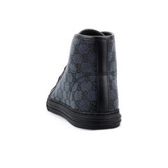 GUCCI GG CANVAS HIGH TOP 'GREY BLACK'