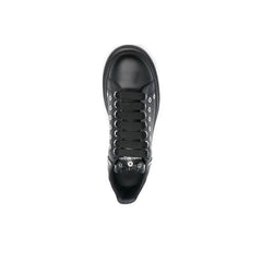 ALEXANDER MCQUEEN OVERSIZED SNEAKER 'BLACK SILVER EYELETS'