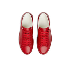GUCCI ACE 'INTERLOCKING G - HIBISCUS RED'