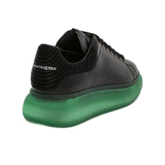 ALEXANDER MCQUEEN OVERSIZED SNEAKER 'BLACK/GREEN SOLE'