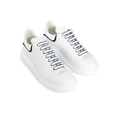 ALEXANDER MCQUEEN OVERSIZED SNEAKER 'WHITE BLACK STRIPE'