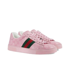 GUCCI ACE 'GG CRYSTAL CANVAS PINK'