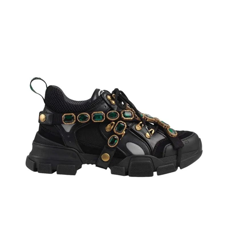 GUCCI FLASHTREK CRYSTALS 'BLACK'