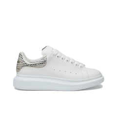 ALEXANDER MCQUEEN OVERSIZED SNEAKER 'WHITE SILVER CROC'