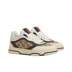 GUCCI RE-WEB SNEAKER 'GG CANVAS-BEIGE EBONY'
