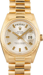 Rolex Day-Date 36 Ref 1803 Silver Dial