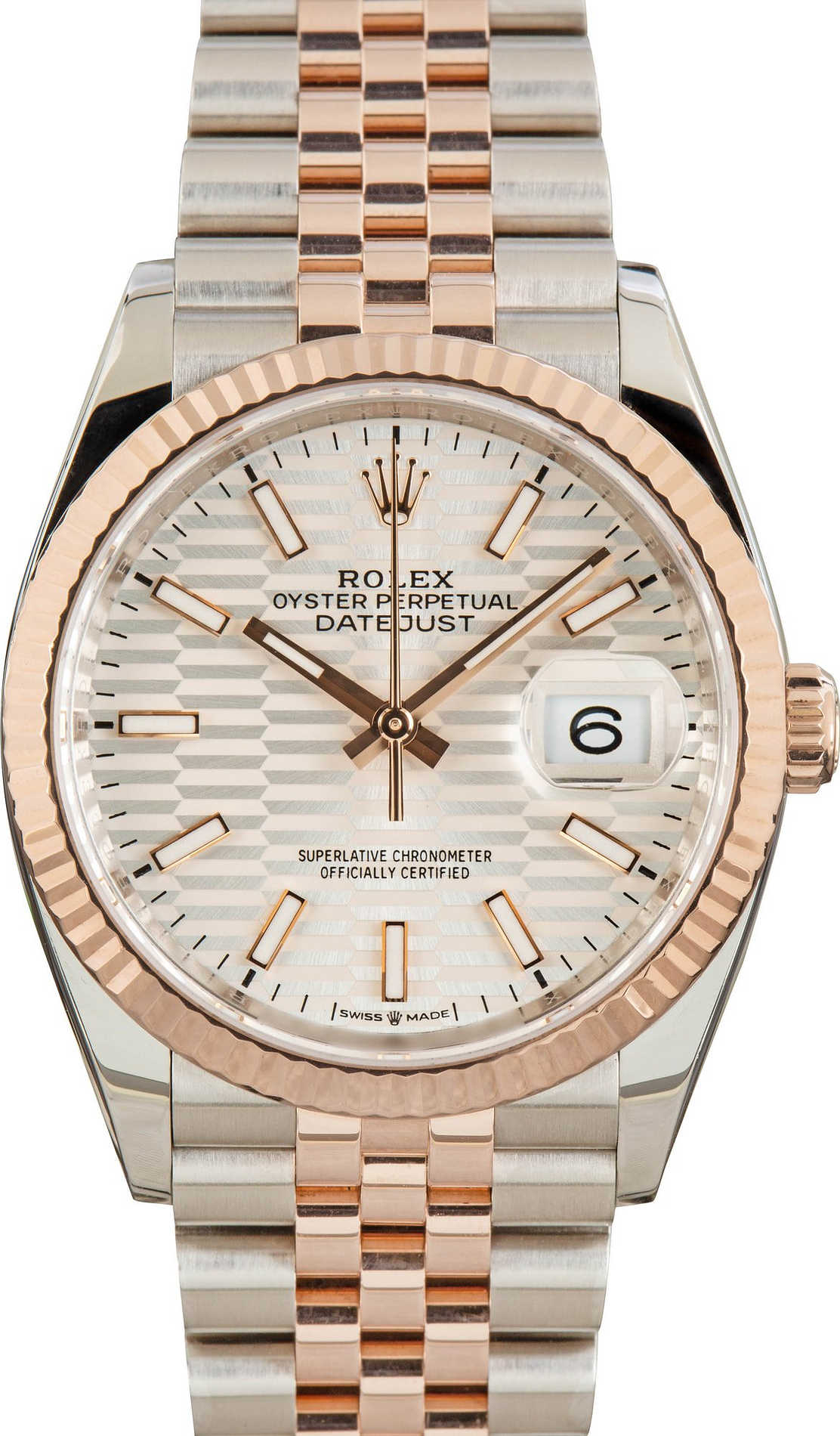 Rolex Datejust 36 Ref 126231 Fluted Motif Dial