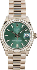 Rolex Datejust 31 Ref 278289RBR Mint Green Dial