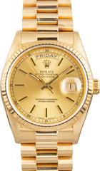 Rolex Day-Date Ref 18038 Champagne Dial