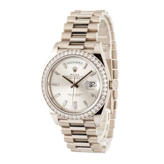 Rolex Day-Date 40 Ref 228349 18k White Gold