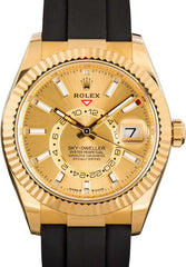 Rolex Sky-Dweller Ref 336238 Champagne Dial
