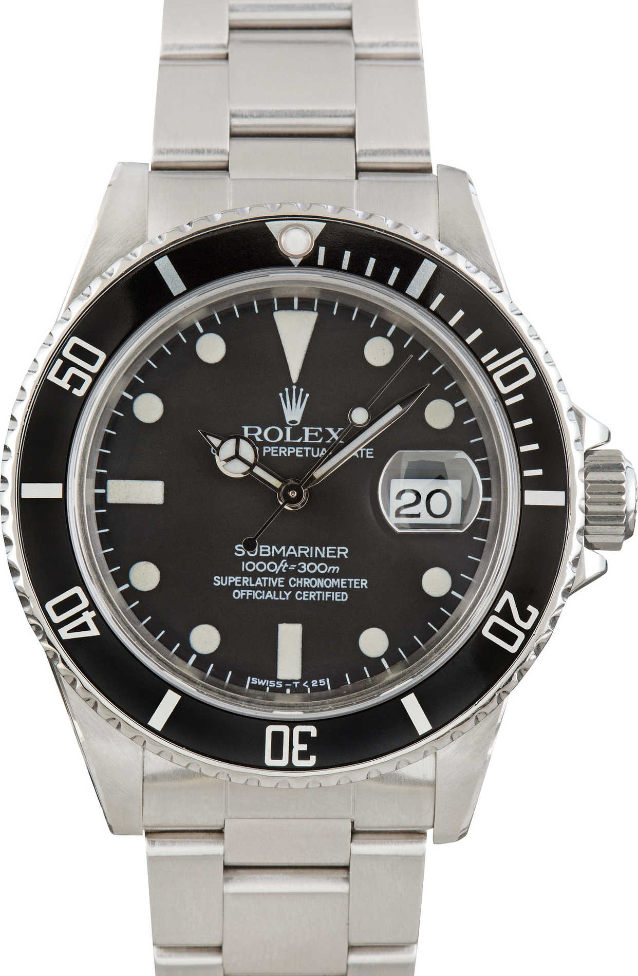 Used Rolex Submariner 16800 Stainless Steel Oyster
