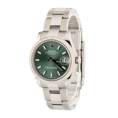 Ladies Rolex Datejust Ref 278274 Mint Green Dial