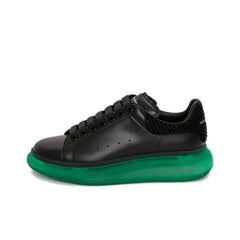ALEXANDER MCQUEEN OVERSIZED SNEAKER 'BLACK/GREEN SOLE'