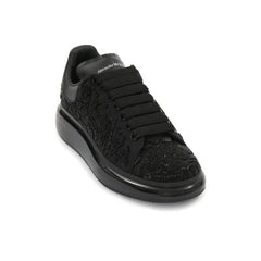ALEXANDER MCQUEEN OVERSIZED SNEAKER 'BLACK ALL OVER BOTANICAL BEADS'