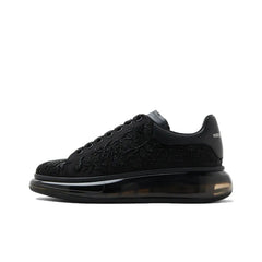 ALEXANDER MCQUEEN OVERSIZED SNEAKER 'BLACK ALL OVER BOTANICAL BEADS'