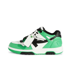 OFF-WHITE OUT OF OFFICE 'NEON GREEN BLACK WHITE'