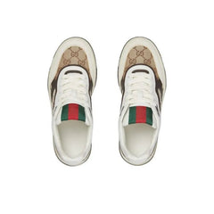 GUCCI RE-WEB SNEAKER 'GG CANVAS-BEIGE EBONY'