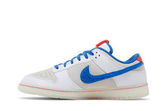 NIKE DUNK LOW ‘WHITE/CRIMSON-VARSITY ROYAL’