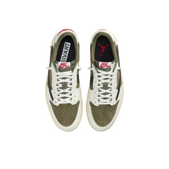 JORDAN 1 RETRO LOW OG SP X TRAVIS SCOTT 'MEDIUM OLIVE / REVERSE OLIVE'