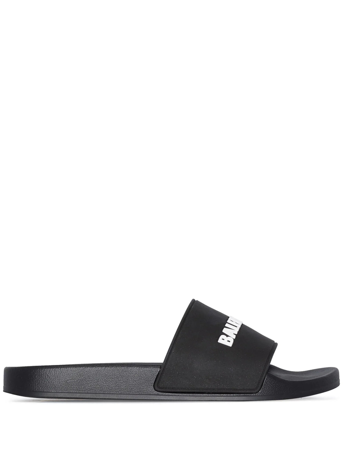 Balenciaga logo-embossed pool slides