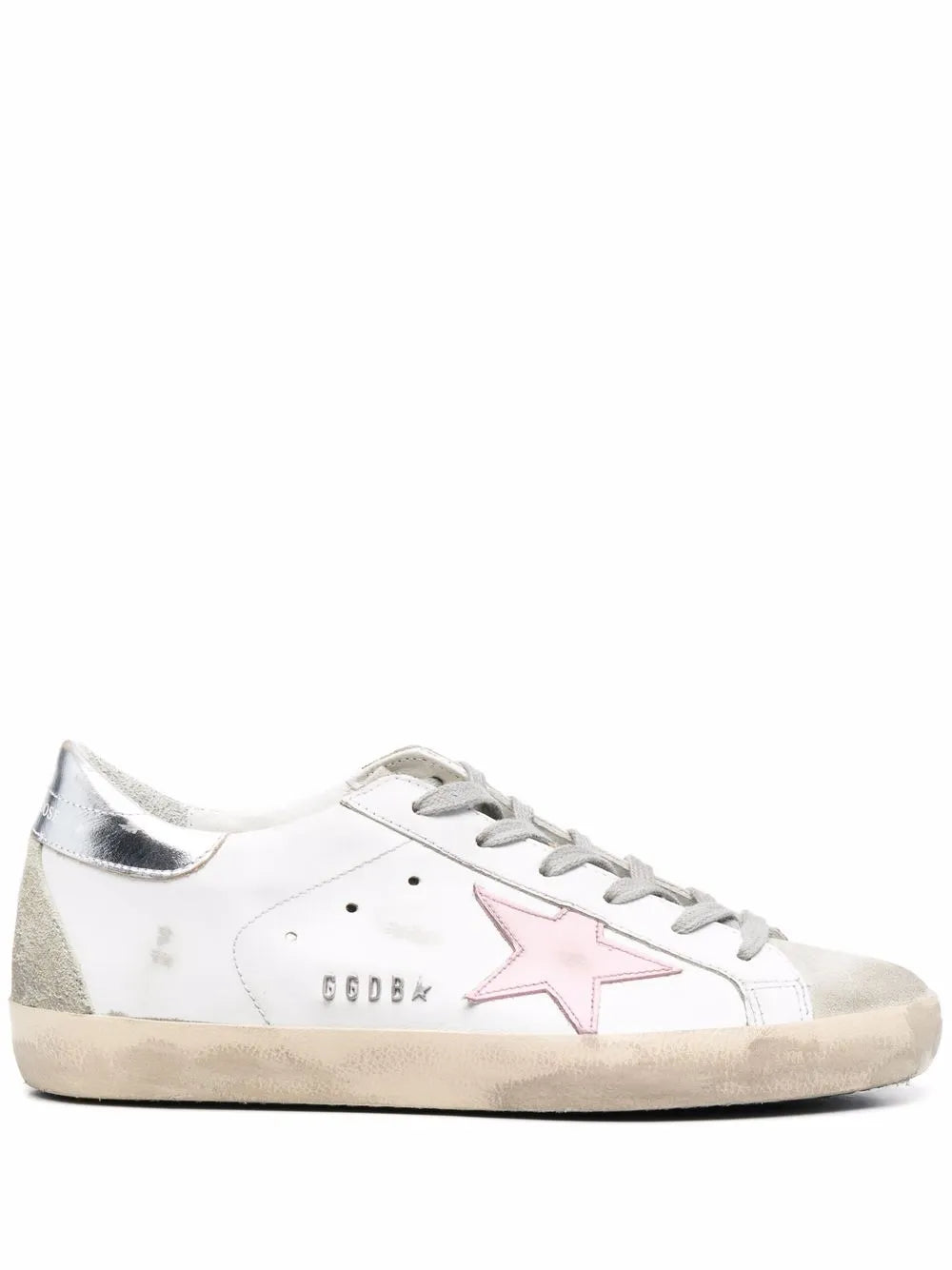 Golden Goose star-patch leather low-top sneakers