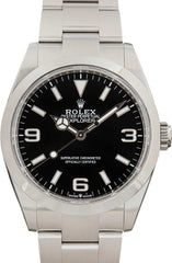 Rolex Explorer 40 Ref. 224270 Stainless Steel Oyster