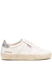 Golden Goose Soul Star distressed glittered sneakers