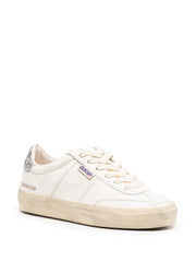 Golden Goose Soul Star distressed glittered sneakers