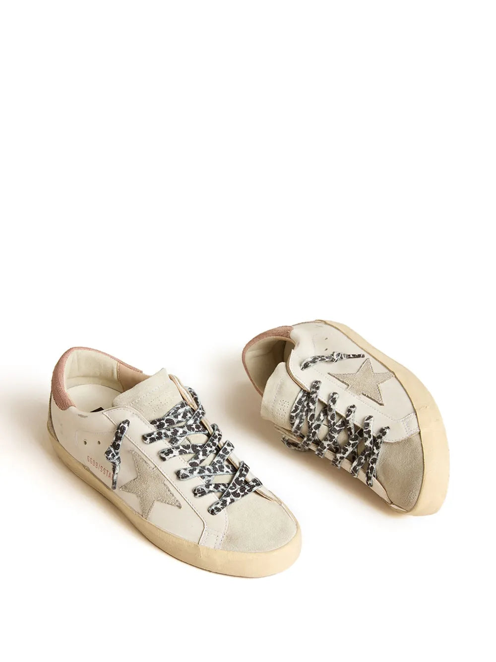 Golden Goose Super Star panelled leather sneakers