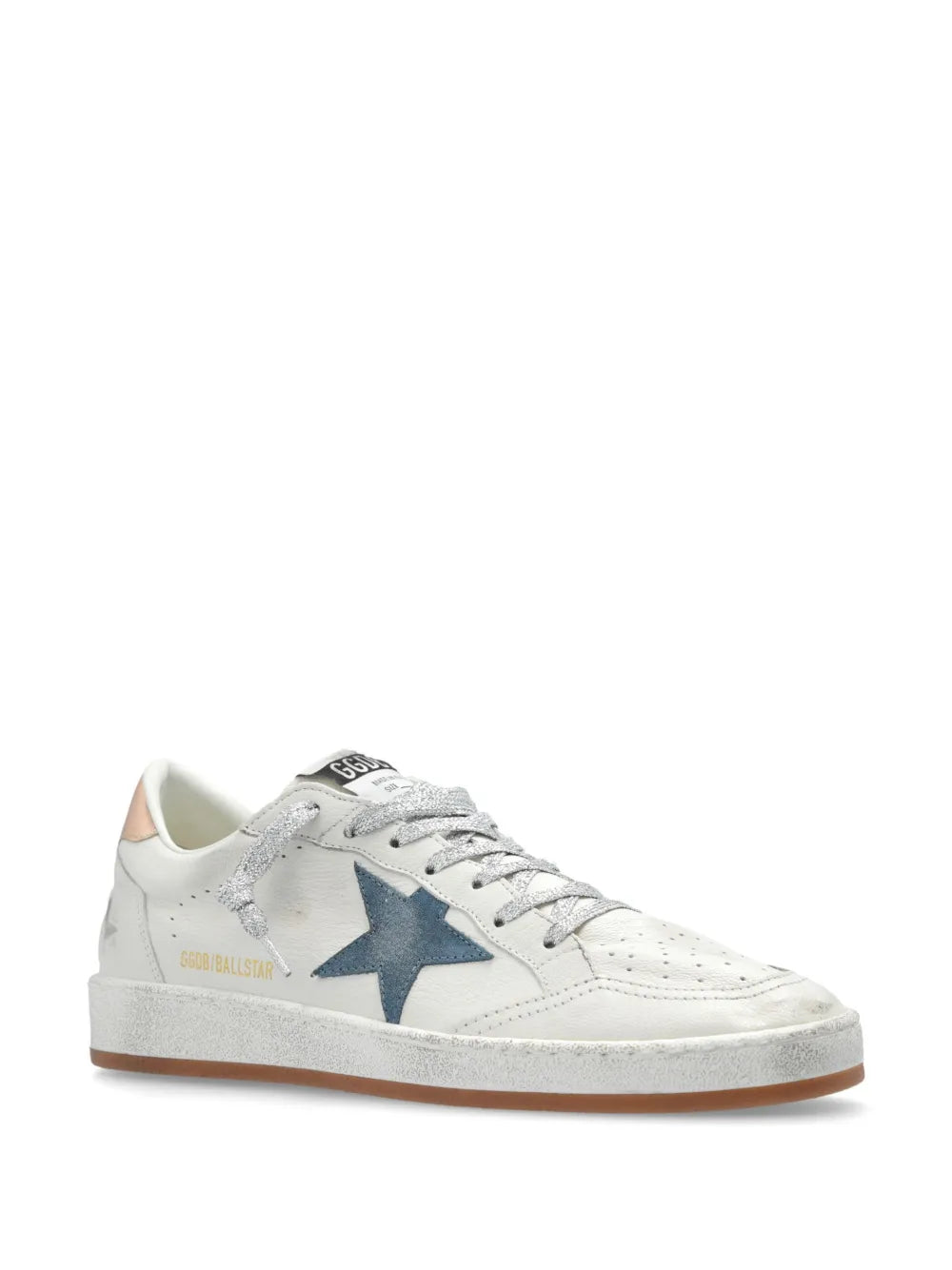 Golden Goose Ball Star distressed leather sneakers