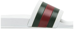 Gucci Web Slide White