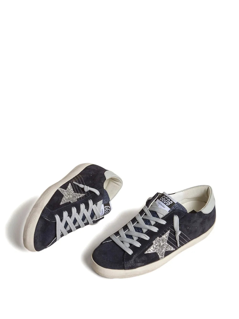 Golden Goose Super-Star glitter-detail sneakers