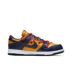 NIKE DUNK LOW X OFF WHITE 'UNIVERSITY GOLD'