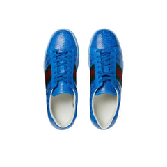 GUCCI ACE 'GG CRYSTAL CANVAS - BLUE'