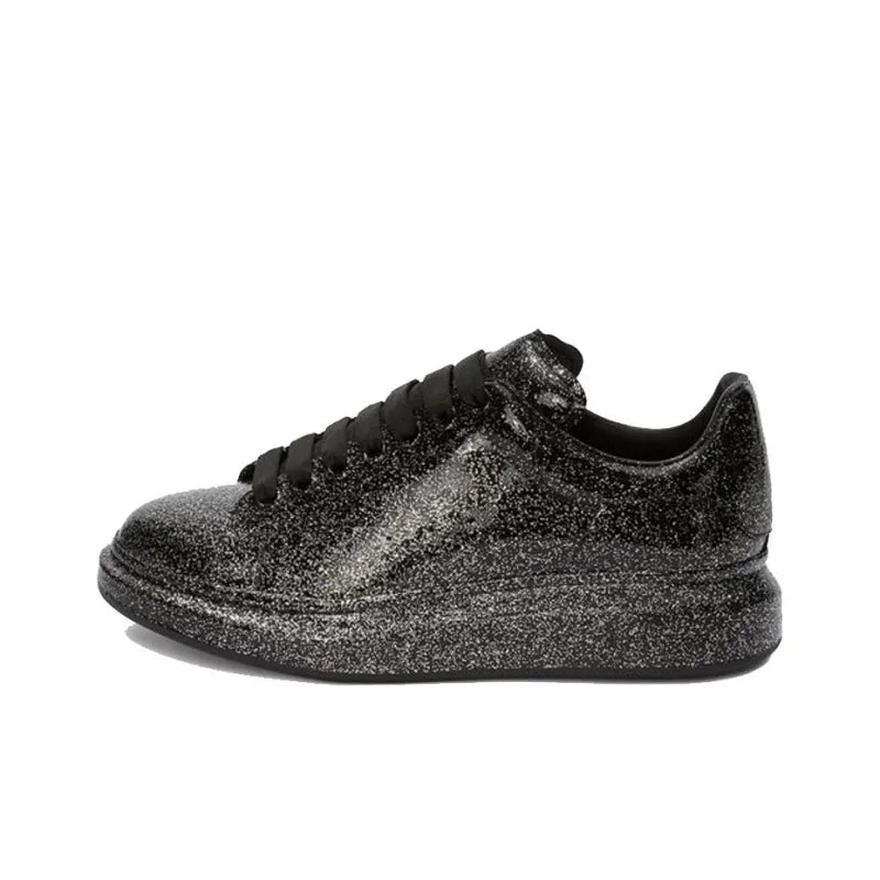 ALEXANDER MCQUEEN OVERSIZED SNEAKER 'GLITTER BLACK'