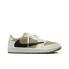 JORDAN 1 RETRO LOW GOLF X TRAVIS SCOTT 'NEUTRAL OLIVE'