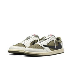 JORDAN 1 RETRO LOW OG SP X TRAVIS SCOTT 'MEDIUM OLIVE / REVERSE OLIVE'