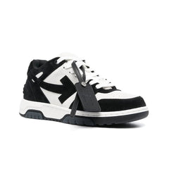 OFF-WHITE OUT OF OFFICE 'BLACK WHITE SUEDE'