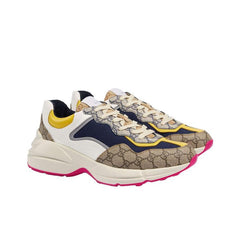 GUCCI GG RHYTON 'BEIGE WHITE YELLOW'