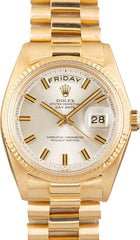 Rolex Day-Date 36 Ref 1803 Silver Dial