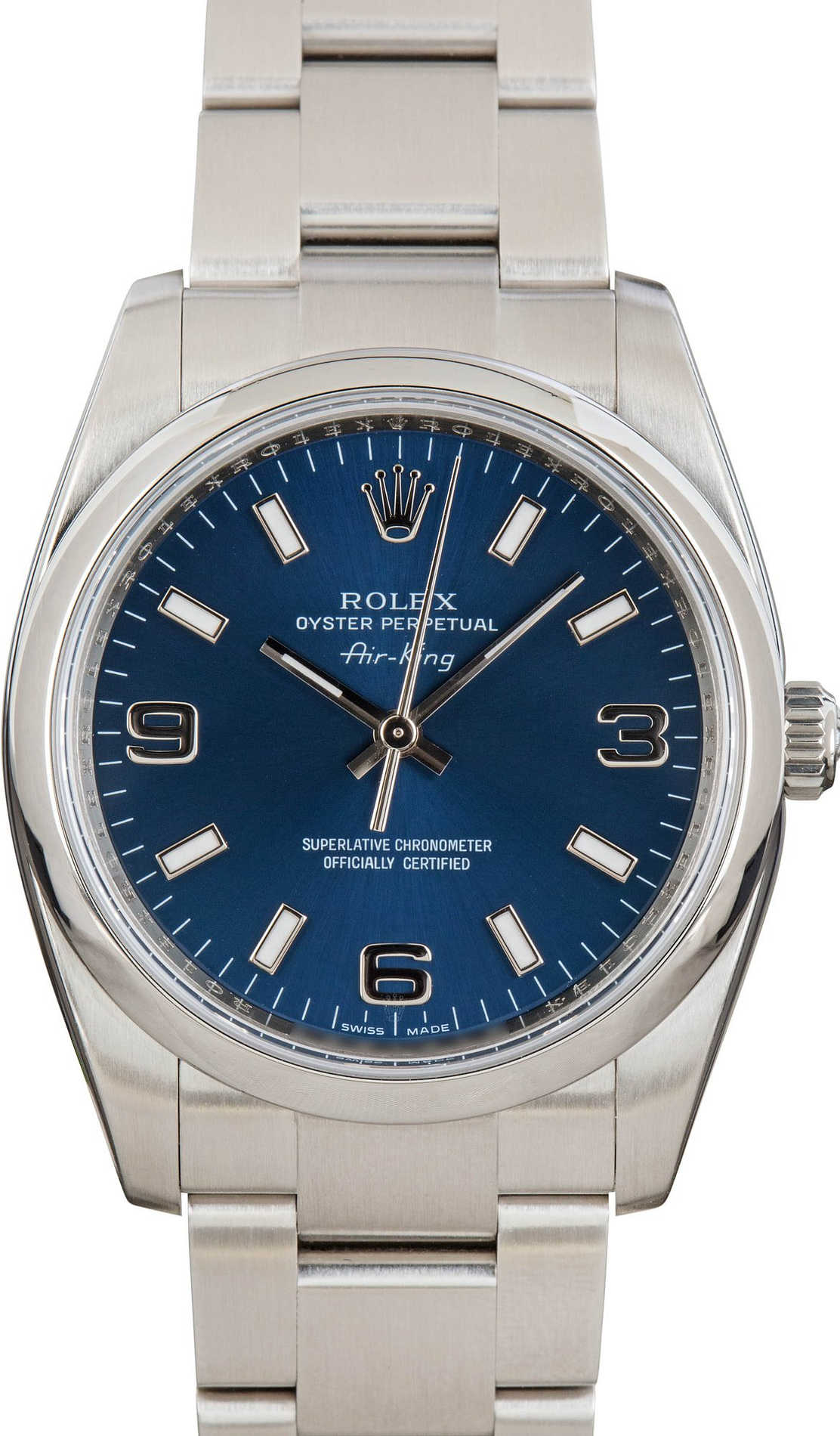 Rolex Air-King 114200 Blue Dial