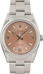 Rolex Air-King 14000 Rose Dial