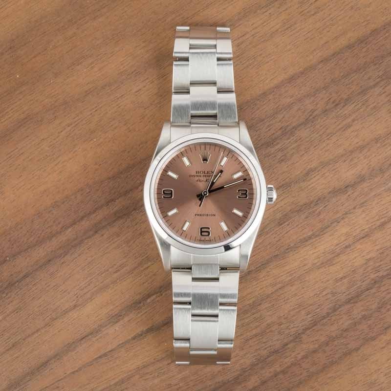 Rolex Air-King 14000 Rose Dial